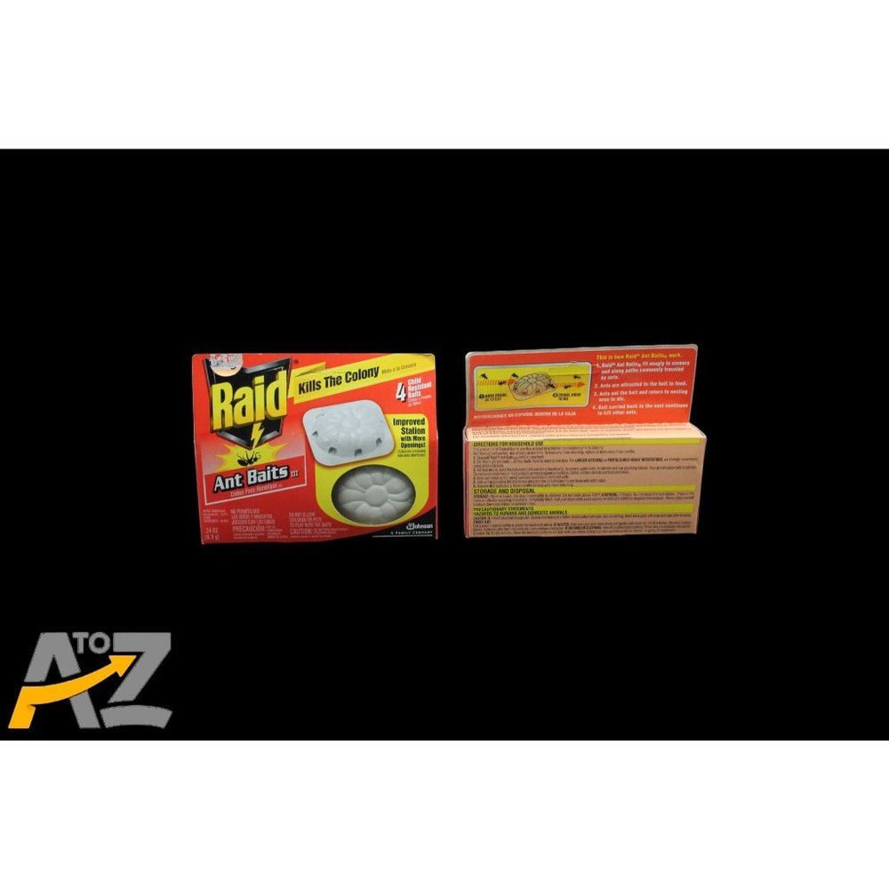 Lot Of 2 Packages of Ant Baits (total 8 baits) Raid S C Johnson Comp. New .24oz